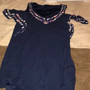 Navy blue dress